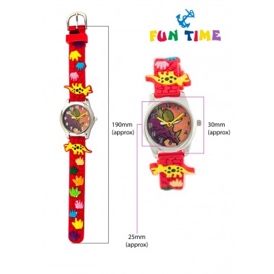 BK006 - Dinosaur Kids Watch (Triceratops)